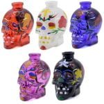 Purple Skull Glass Tobacco Pipe
