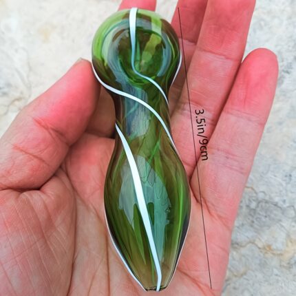 clear glass spoon