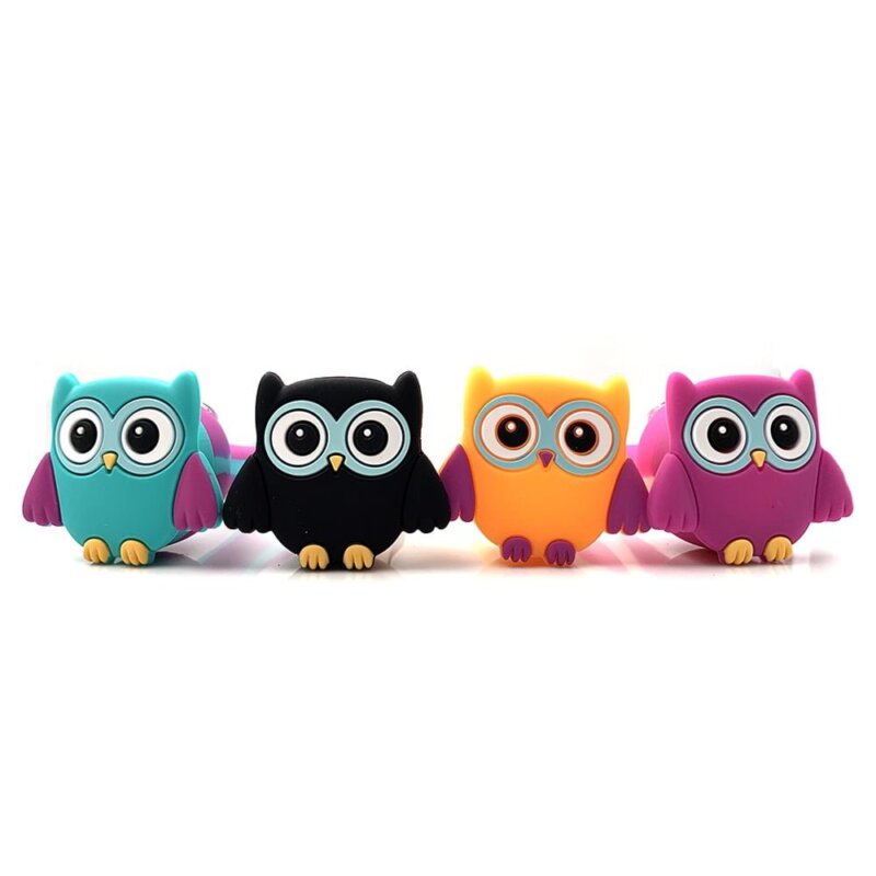 Cartoon Owl Creative Silicone Herb Pipe