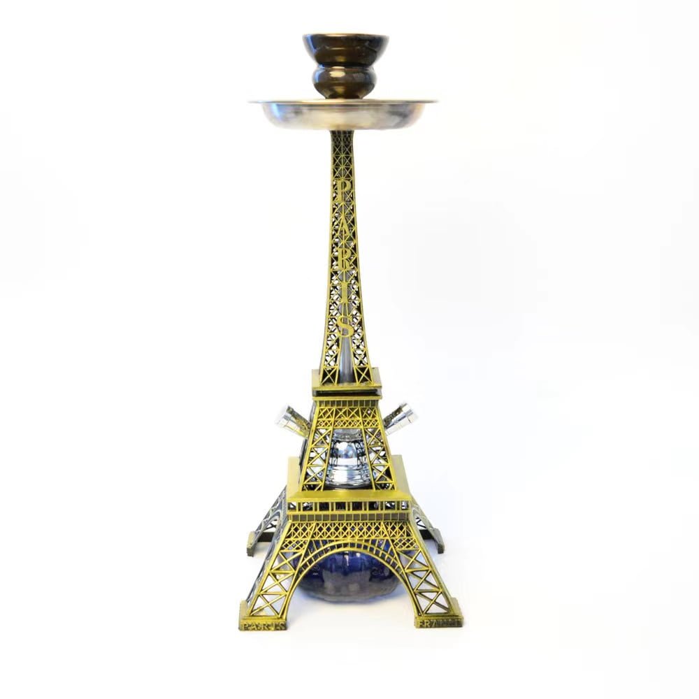 Double Hookah Pipe In The Shape Of The Eiffel Tower