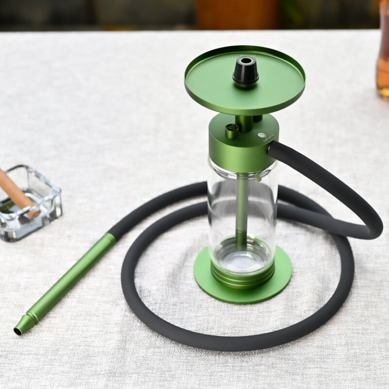 Single Pipe Plastic Shisha Hookah