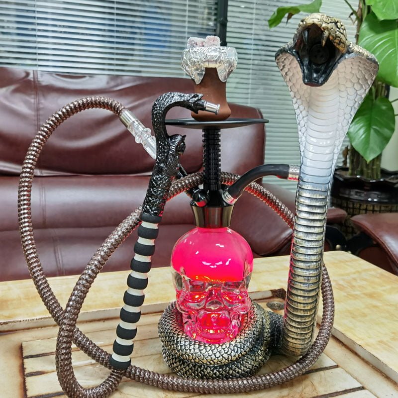 snake shaped resin hookah