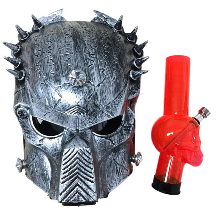 predator gas mask bong