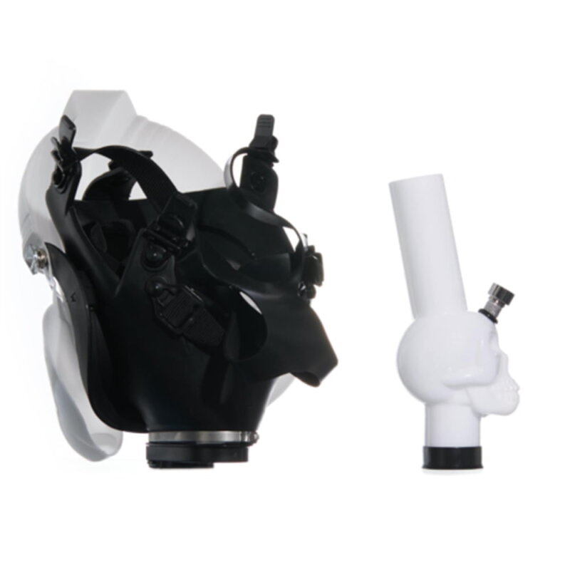 silicone gas mask bong