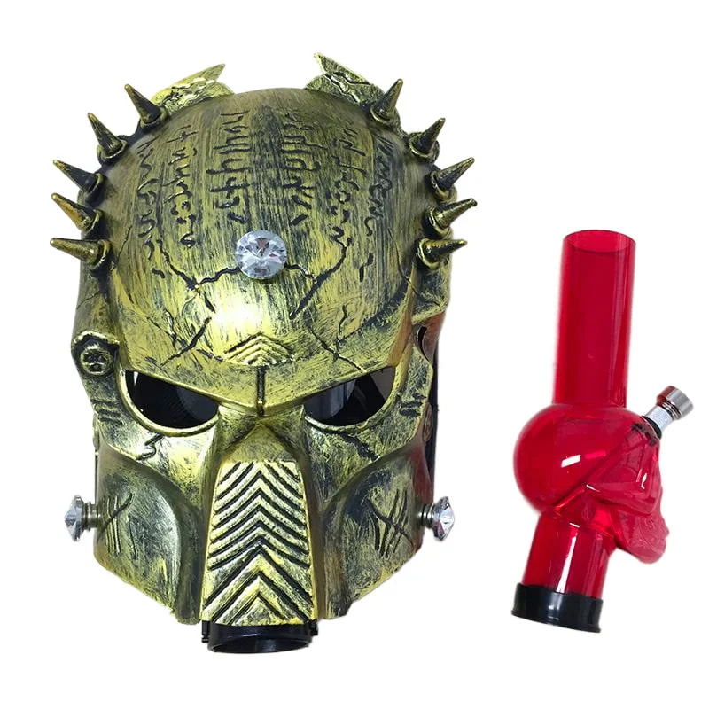predator gas mask bong