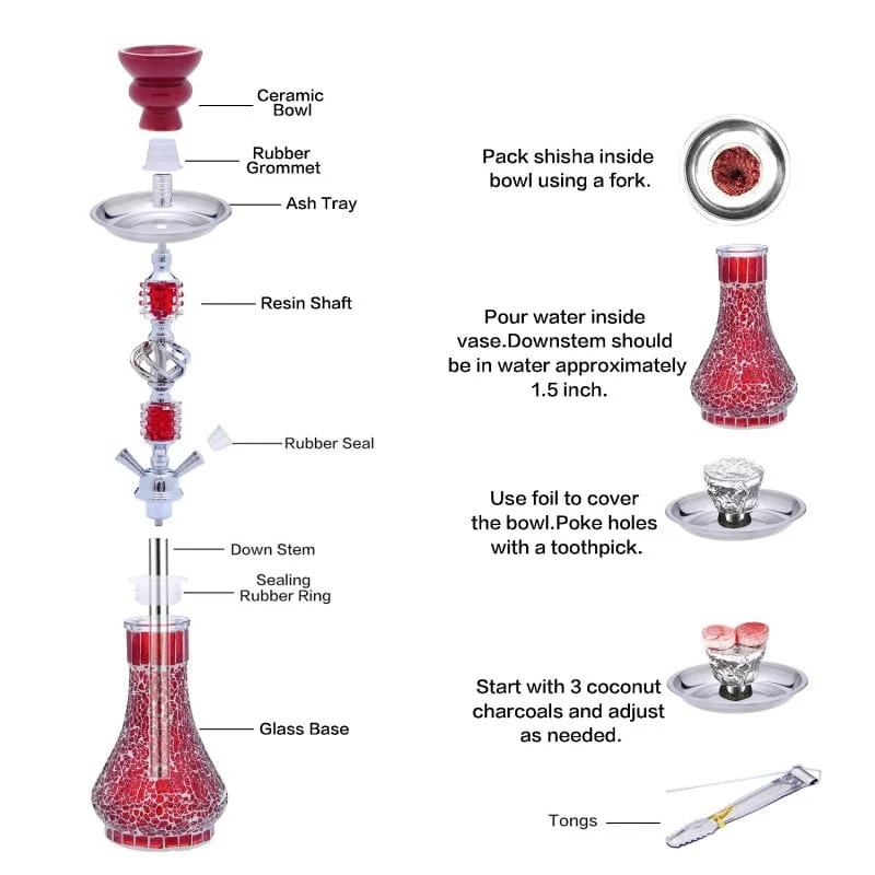All Glass Hookah Wholesale