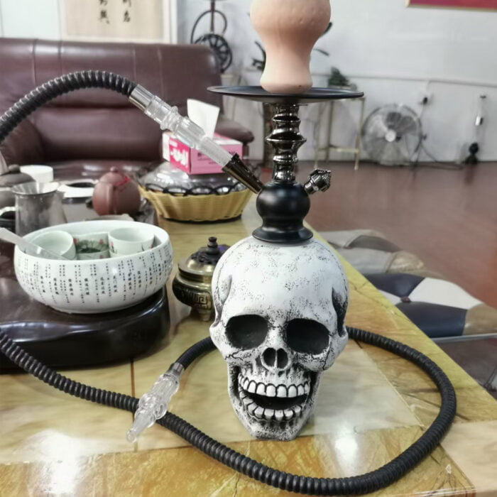 With lamp skull water cigarette pot wholesale