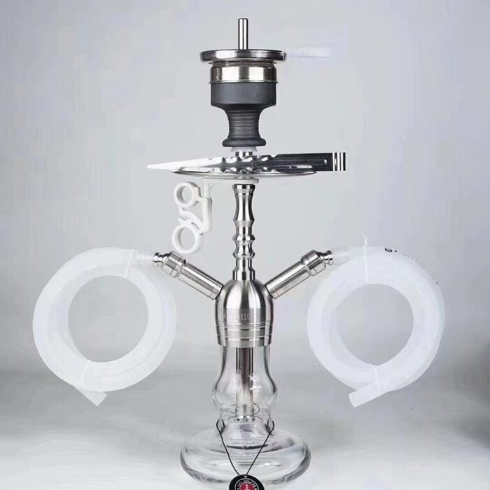 Stainless steel double -tube water cigarette pot wholesale