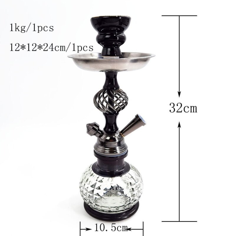 Small double water cigarette pot wholesale