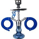 Stainless steel double -tube water cigarette pot wholesale