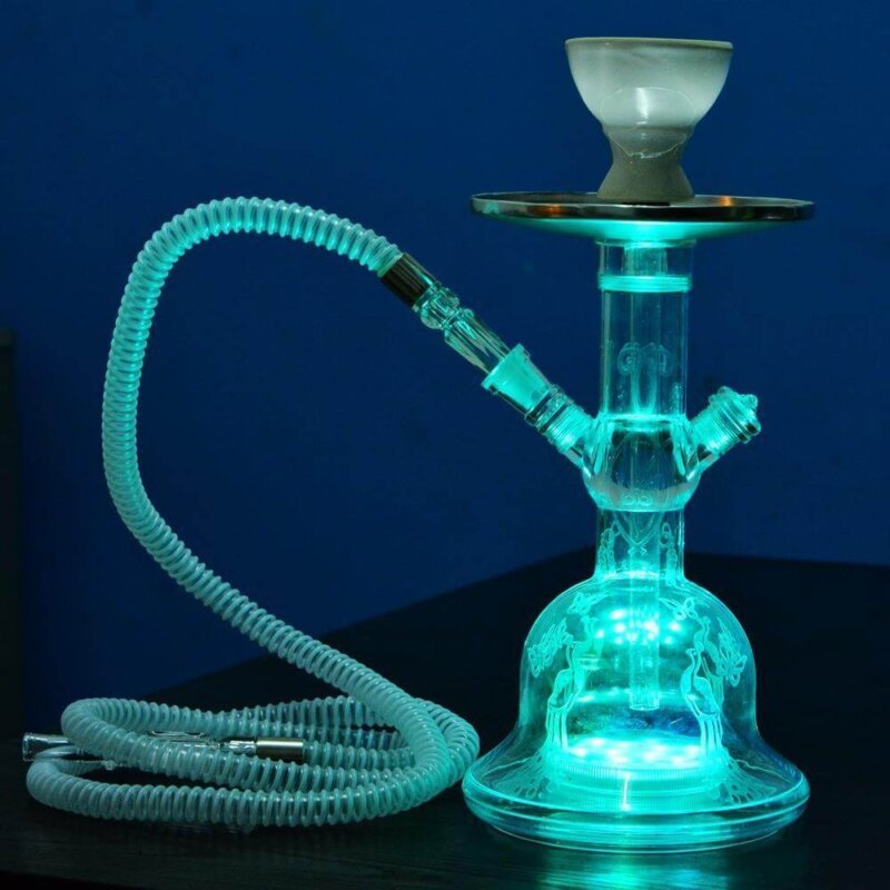 Blue Acrylic Hookah