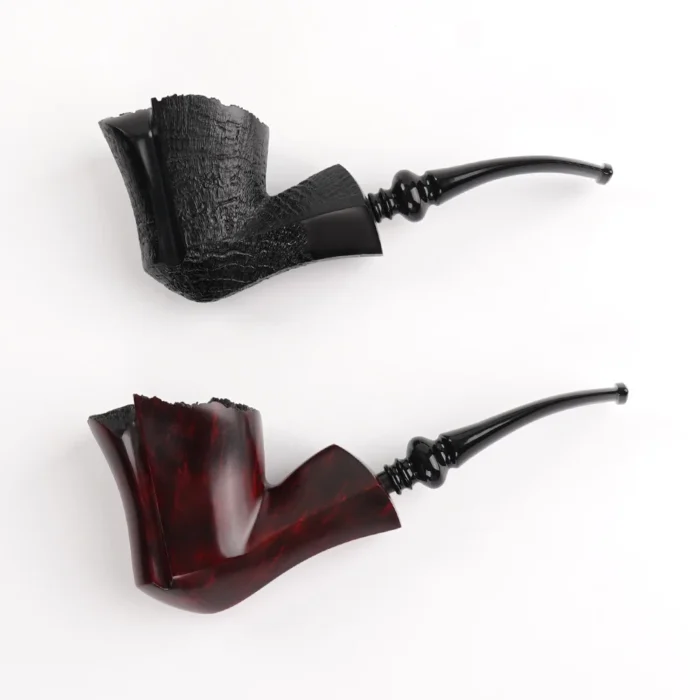 Handmade curved pipe