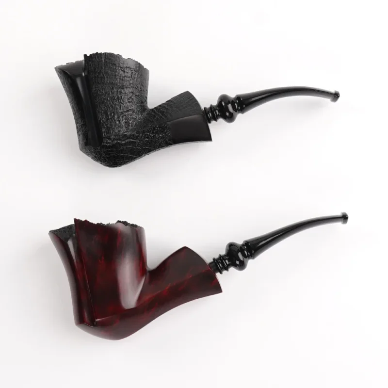 Handmade curved pipe