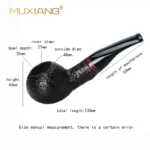 Black Handmade Sandblasting Pipe