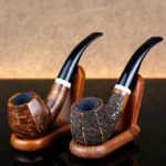Classic Bent Handmade Wooden Pipes
