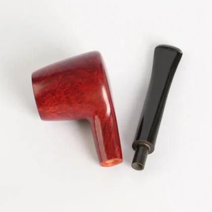 Red Handmade Volcanic Tobacco Pipe