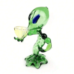 6inch Green Alien Glass Bong Wholesale