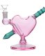 Romantic Heart-Shaped Glass Bong Wholesale