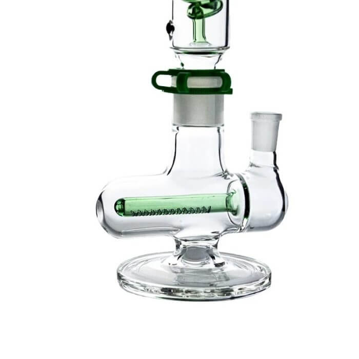 bong with spiral percolator