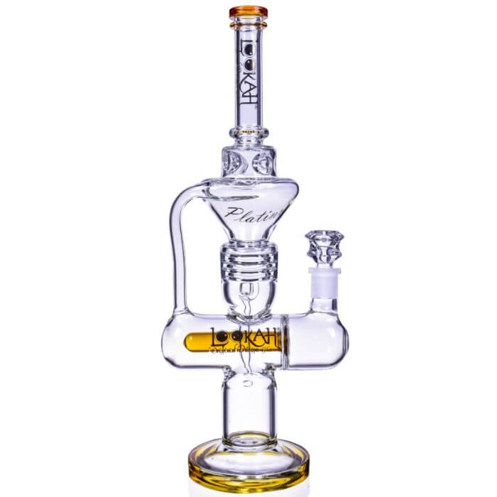 Clear Glass Bong With Multi-Chamber Filtration