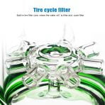 Artistic Glass Bong with Coil Percolators Wholesale