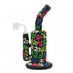 Wholesale Of 9.4-Inch Glow-In-The-Dark Silicone Bongs