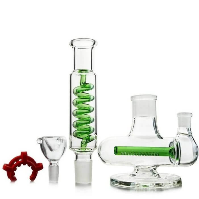 Glass Bong With Spiral Percolator Wholesale