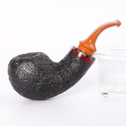 Handcrafted Sandblasted Large Bowl Pipe