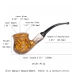 Handmade Briar Freestyle Pipe