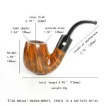 Handmade Briar Hungarian Big Curved Pipe