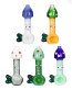 Mushroom-shaped Pocket-Sized Glass Spoon Pipe
