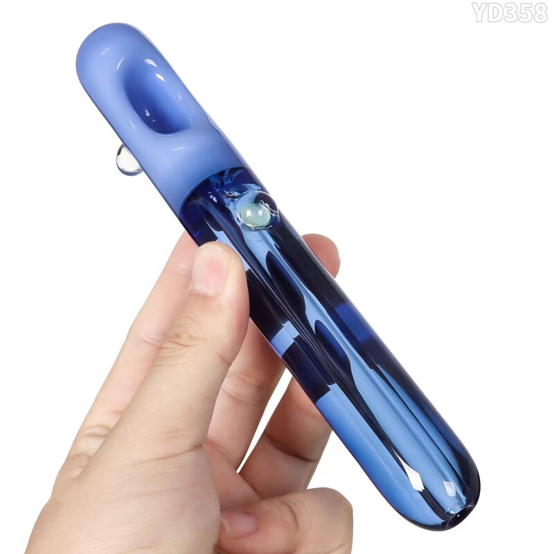 Straight Glass Smoking Pipe