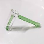 Green Glass Hammer Pipe