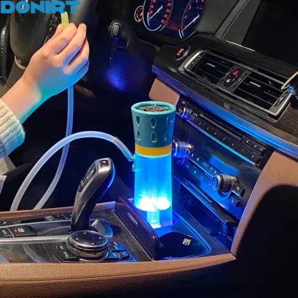 Cachimbo de água portátil para carro com luz de LED a granel