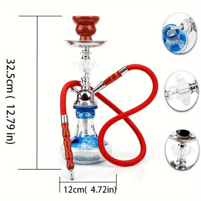 Bulk Traditional Shisha Pipe with Ceramic Bowl