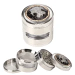 Zinc Alloy 4 Piece Marijuana Grinder