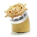 63mm Herb Grinder Smoke Cigarette Accessories Tobacco Miller Crusher 5 Layer Dry Herb Spices Grass Metal Grinders Diamond Rudder