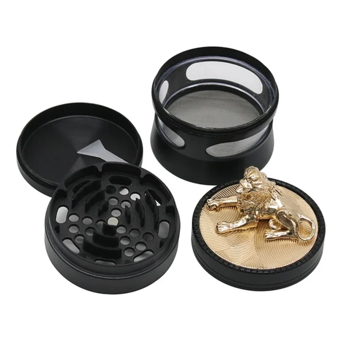 4 Layer marijuana grinder with Screen Pollen Catcher wholesale