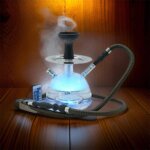 Portable Modern Acrylic Bubble Hookah Set