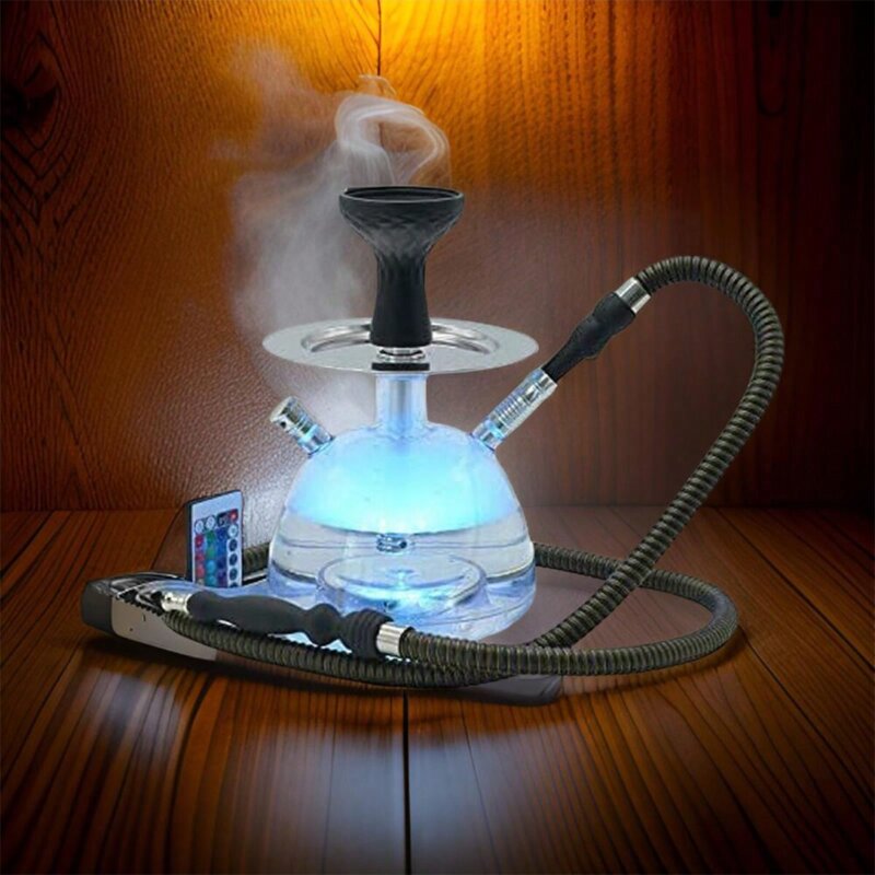 Portable Modern Acrylic Bubble Hookah Set