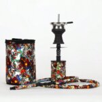 Wholesale Customized 14.56inches Full Aluminum Alloy Hookah pipe with Heavy Duty Ceramic Bowl