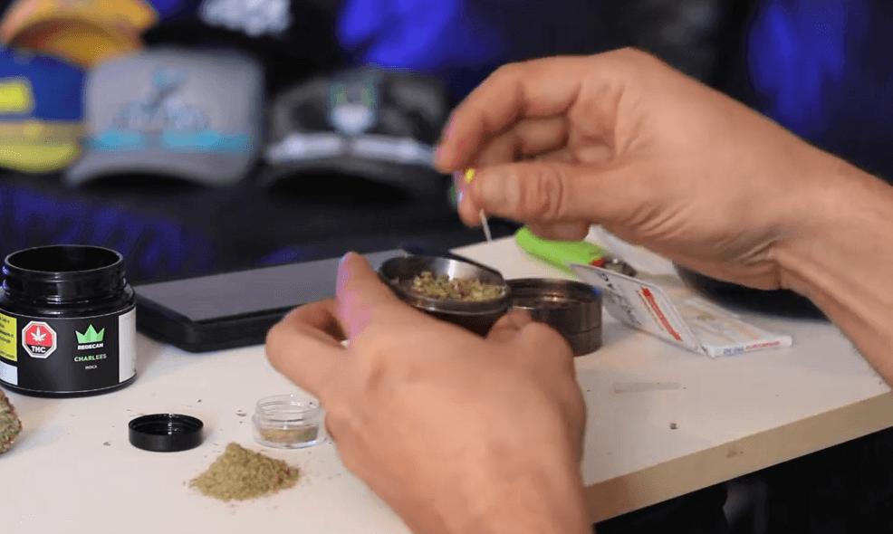 How do you collect kief from a weed grinder?