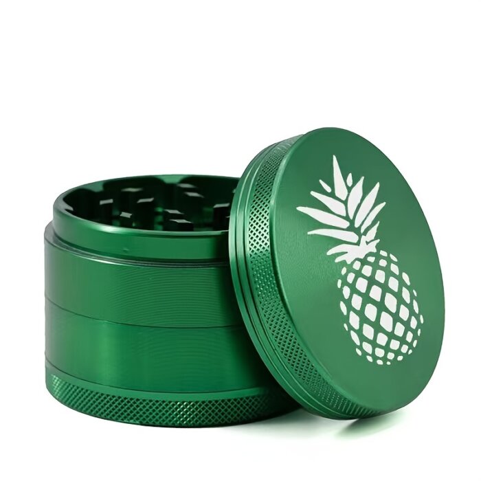 4 Layers Zinc Alloy Green Tobacco Grinder Wholesale