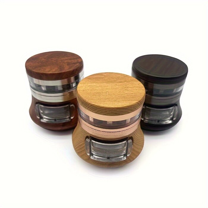 Wholesale Custom Wood Grain Herb Grinder