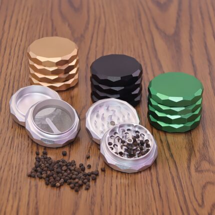 Portable Diamond Shaped 4-Layer Weed Grinder Wholesale