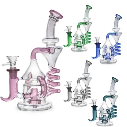 Стеклянная пружина Dab Rig кальян оптом