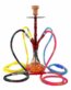 Wholesale Double-Pipe Flat-Bottom Aluminum Alloy Hookahs