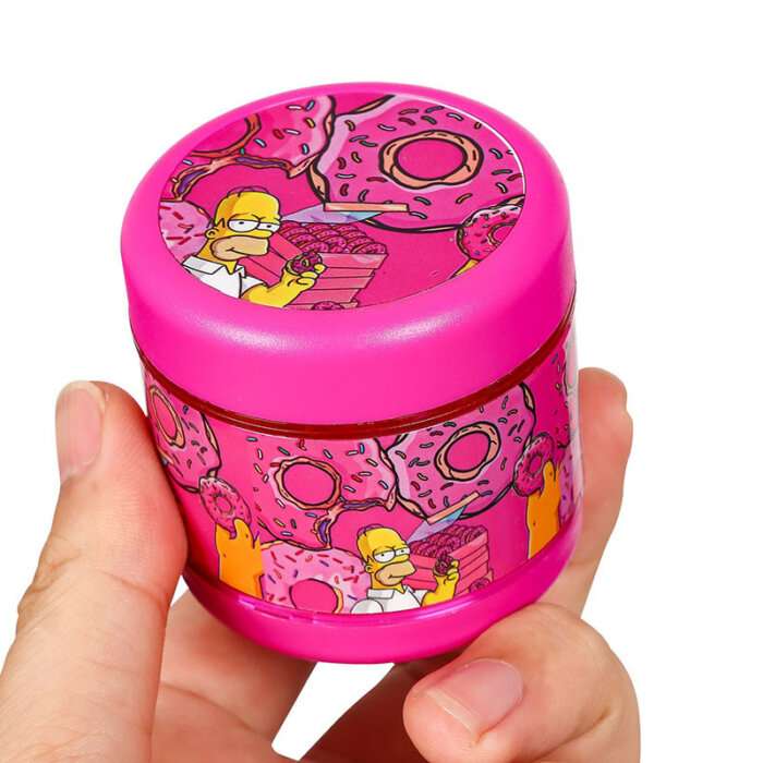 4-Layer Colorful Plastic Herb Grinder Wholesale