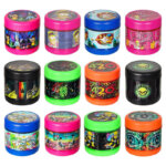 4-Layer Colorful Plastic Herb Grinder Wholesale