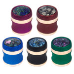 4-Layer Rubber Paint Cover Metal Tobacco Grinder Wholesale
